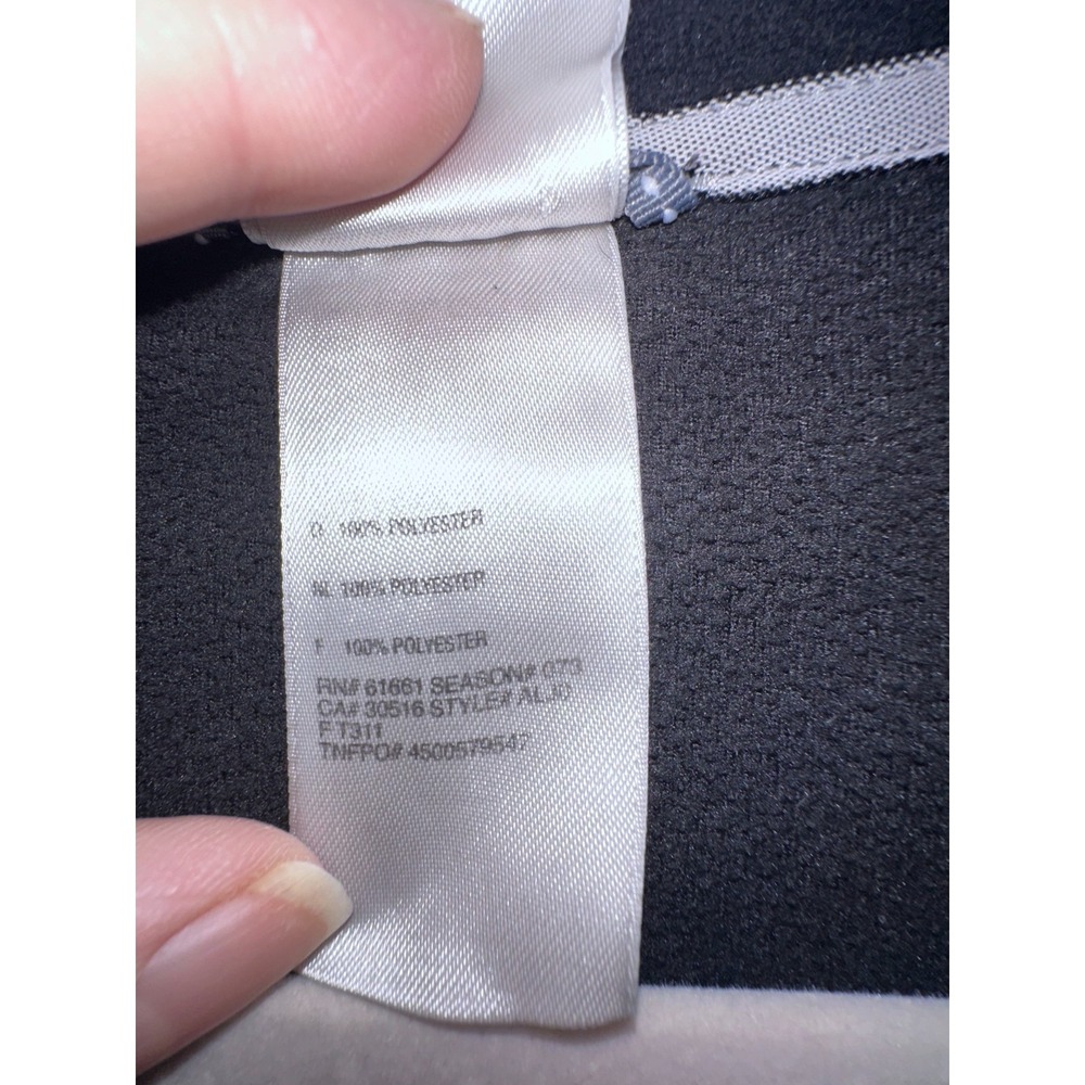 The North Face TKA 100 1/4 Zip Up Fleece Jacket Size Black Women M - Picture 8 of 9